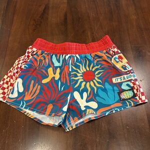 Slunks Multicolor Graphic Shorts